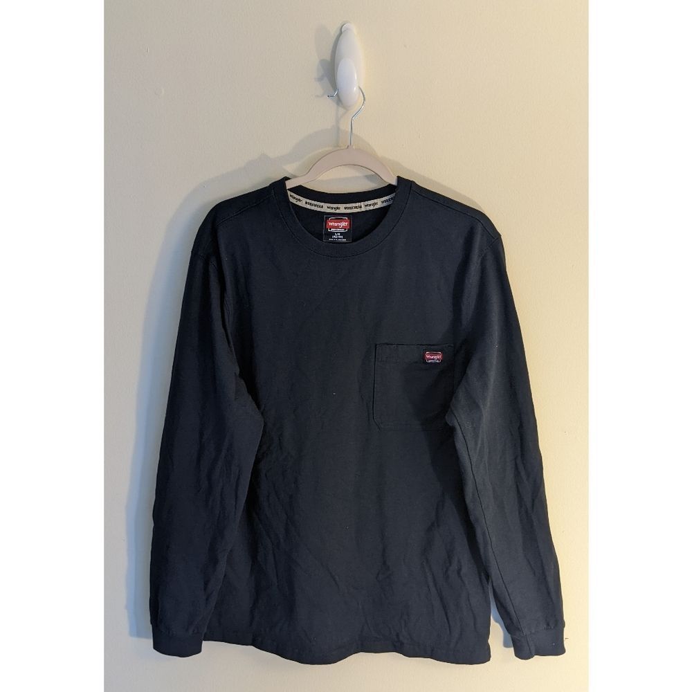 Wrangler Navy Long Sleeve Tee